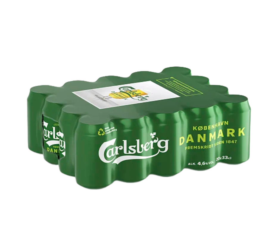 Dåseøl (Carlsberg) med 24stk
